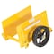 Vestil Yellow Adjustable Panel Dolly 1000 lb Capacity Mold-on-Rubber Casters PLDL-ADJ-8MR - alternate 3
